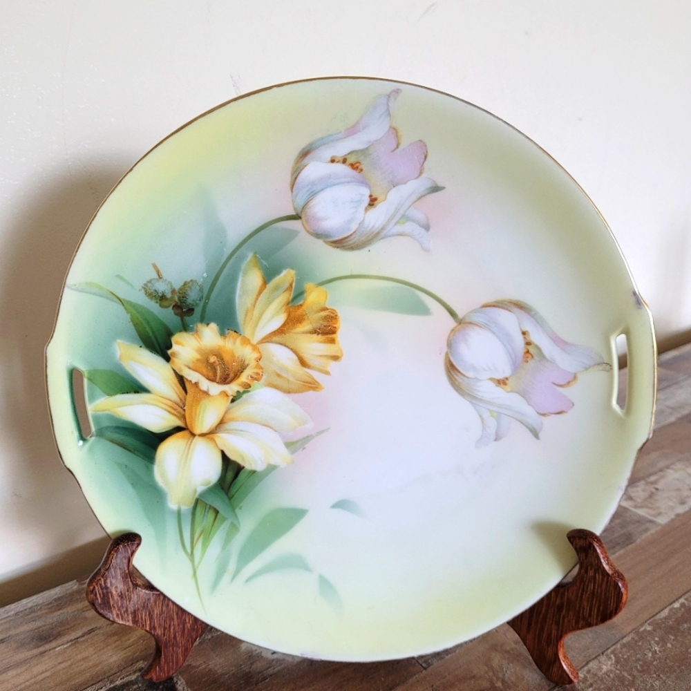RS Germany  Porcelain 1914-1945 2 Handle Dish